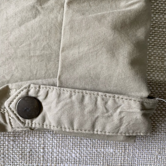 Iyla Beige Converter Cotton Pull On Weekender Casual Vacation Pants- Sz-2X - Picture 7 of 16